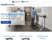 Tablet Screenshot of ergoelements.com